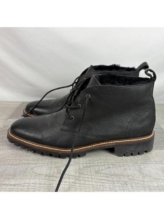 Banana Republic Other - Men's NEW  BANANA REPUBLIC  Black Leather Chukka Boots - Size 9